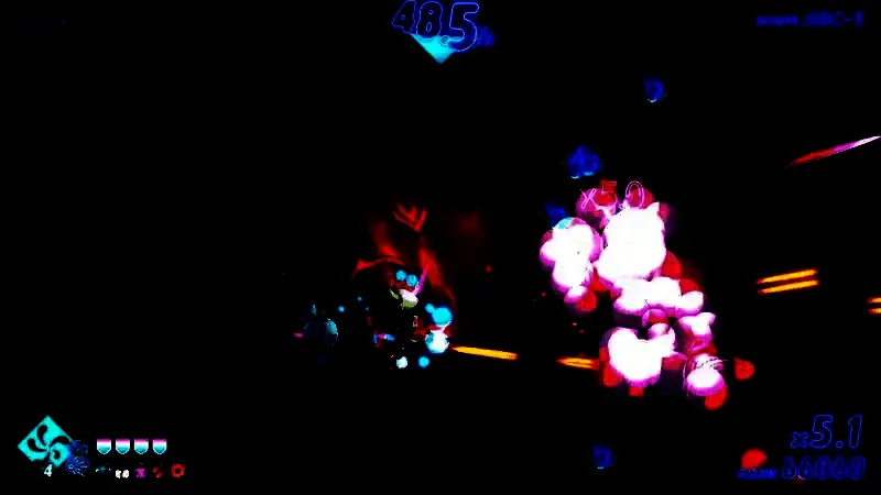 Rem与新伙伴Gabe-chan并肩作战，背景是扭曲的噩梦空间