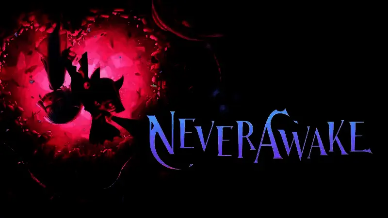 游戏内场景截图，色彩鲜艳却带有诡异氛围的手绘风格画面