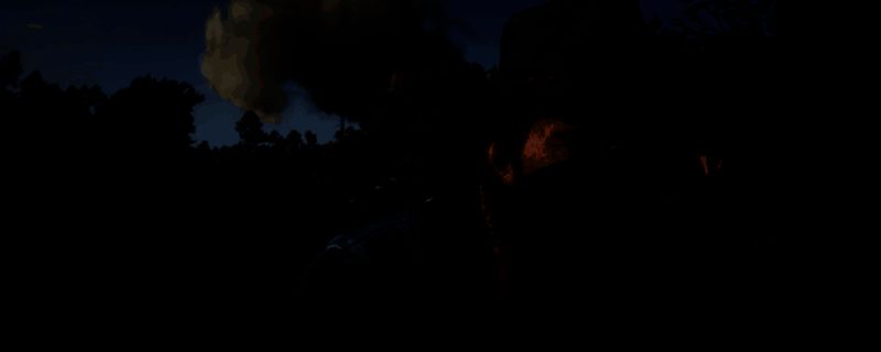 《荒野大镖客2》游戏内草药采摘场景，主角手持西洋蓍草站在野外环境中