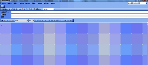 邮件编辑器中已应用所选信纸样式