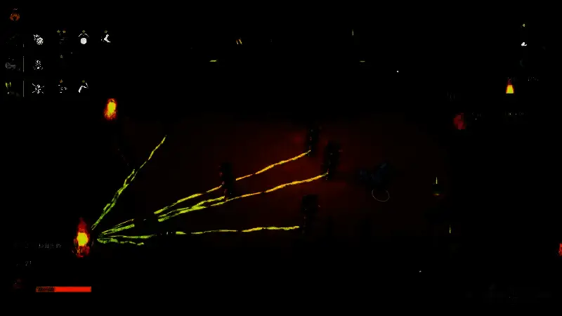 战利品展示，包括生肉、兽皮等多种资源