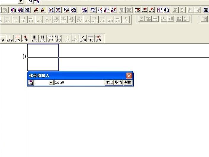 梯形图中计时器T0设置界面展示OUT T0 K30参数输入