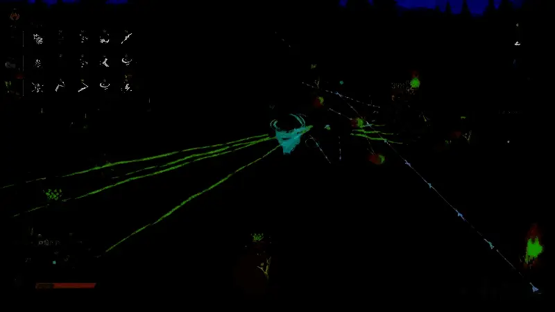 多角龙与泥巴龙协同作战的场景，背景可见大量敌人被击退