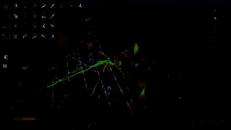 多角龙装备栏显示散射与铁蒺藜图腾已激活