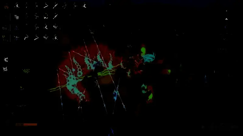 泥巴龙正在释放泥巴墙阻挡敌人进攻