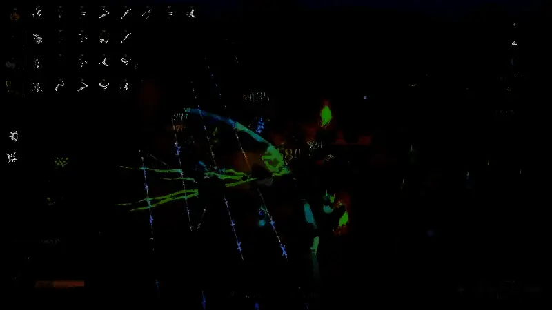 晶岩龙释放毁灭爆裂图腾，晶石爆炸造成范围伤害