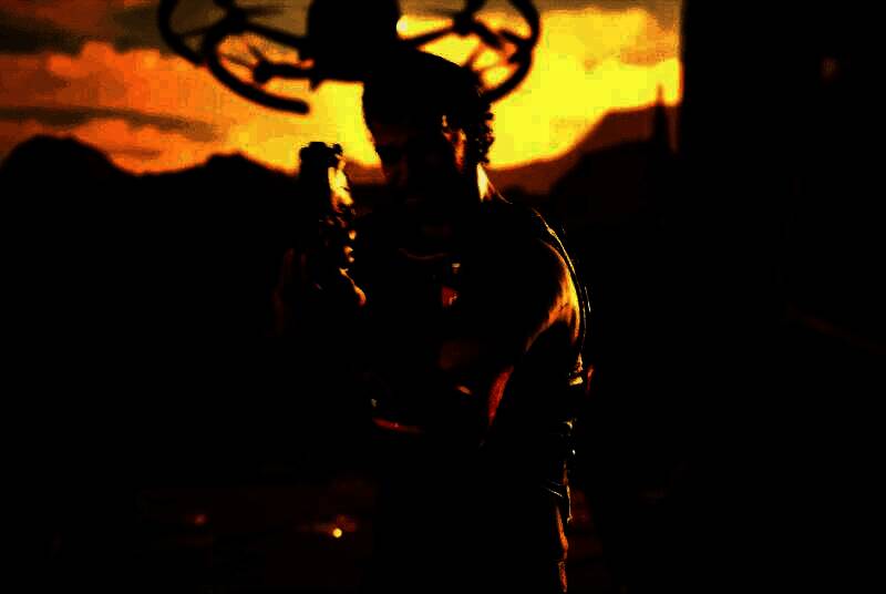 《心之眼》游戏画面，展示主角在城市中探索的场景