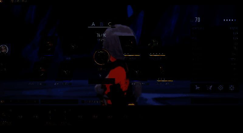 赛琪变身飞行状态，空中释放磷粉追踪技能