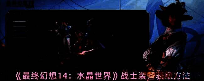 战士穿戴完整职业套装战斗场景，盔甲细节清晰可见