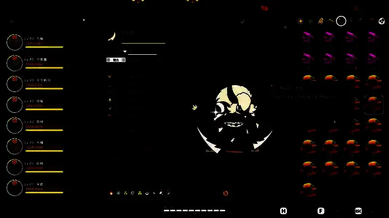 牦穆罗在团队中的站位示意，位于前排中央位置