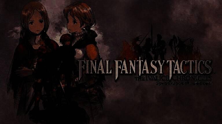 《最终幻想战略版》原画与早期界面设计展示，游戏界面复古风格明显