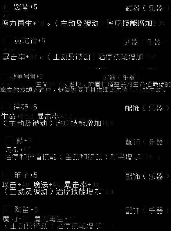 装备选择界面展示邪术棒、护盾生成器等关键道具