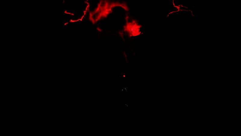 主角佐伊身穿高科技战甲，手戴发光手套，站在废墟之上凝视远方