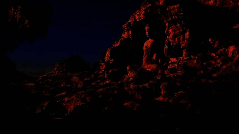 最终决战概念图，主角高举旗帜，身后是无数追随的身影