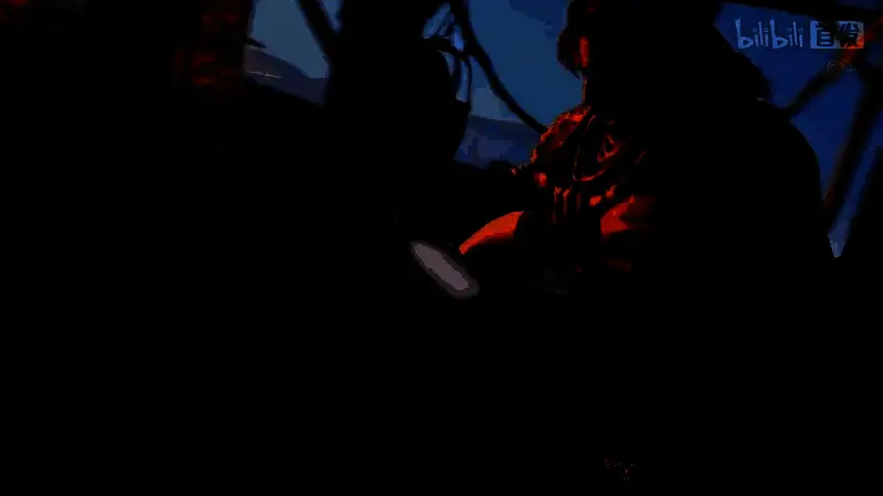 敦煌壁画风格过场动画截图，展现唐代河西地区的繁荣景象