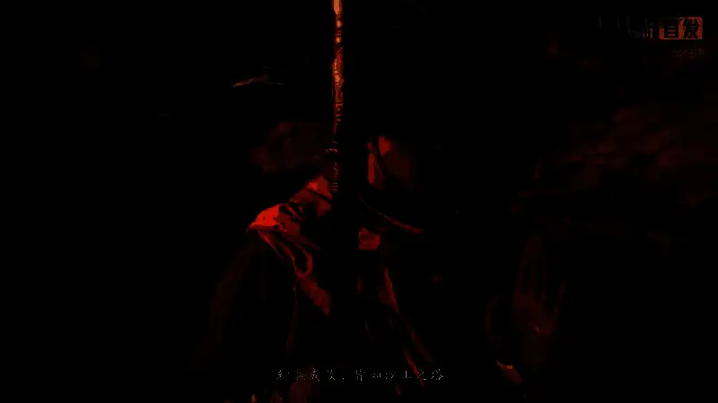 沙漠风暴场景截图，漫天黄沙席卷天地，信使们用布巾遮面艰难前行