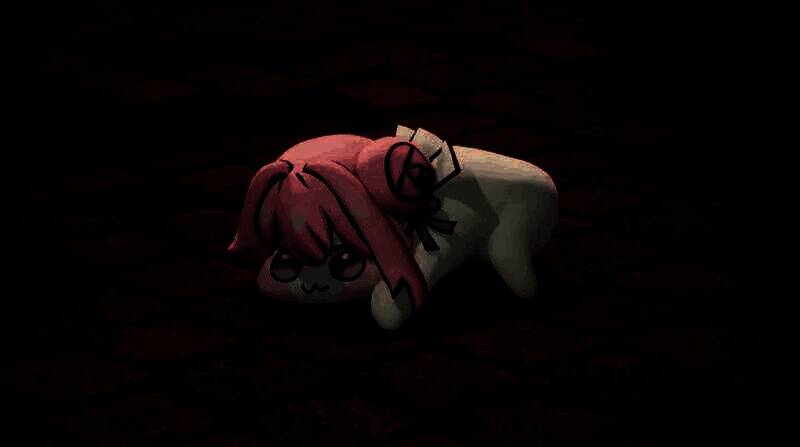 Doro模组展示图，小妖精以3D形象出现在《剑星》世界中，造型灵动可爱