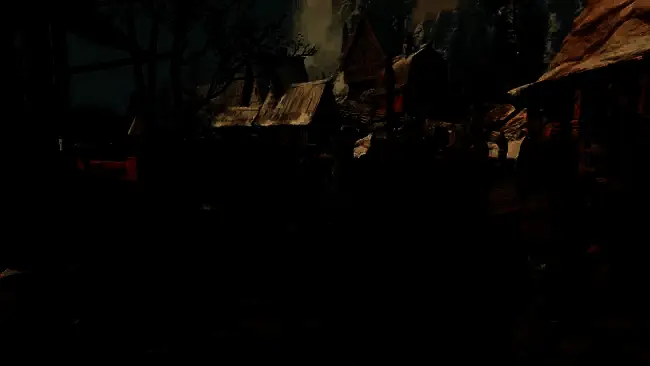 《巫师3》诺维格瑞城市与《巫师4》Valdrest对比画面，展示NPC密度与环境细节提升