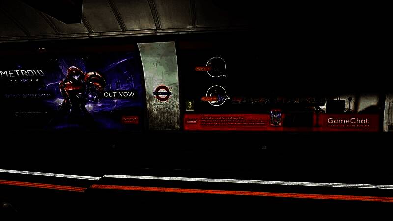 广告细节多角度展示，字体与印刷风格符合任天堂官方标准