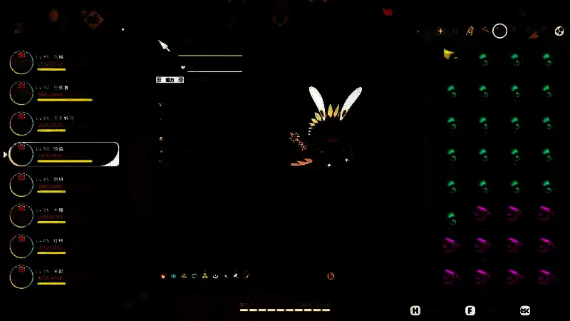 歌德利马战斗演示图，正在释放嘲讽技能，周围敌人被吸引至其身上