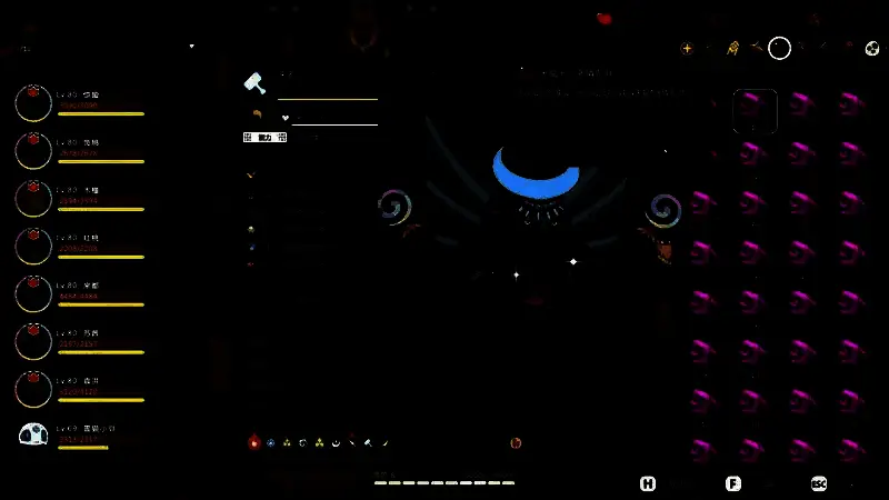 萨满巨犀极限防御状态演示，周围护盾环绕，身体泛起金光特效