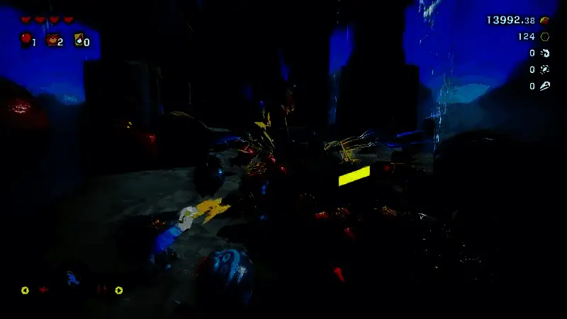 战斗场景展示，大金刚挥舞香蕉作为武器，敌人被击中时特效华丽