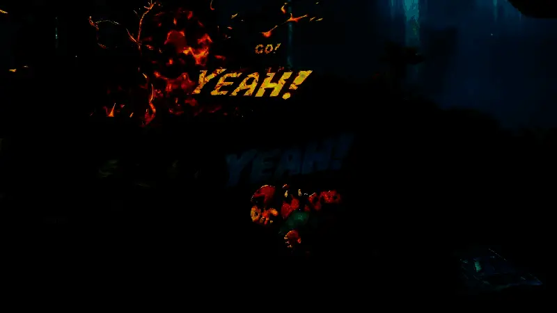 BOSS战预告画面，巨大敌人缓缓现身，气氛紧张刺激