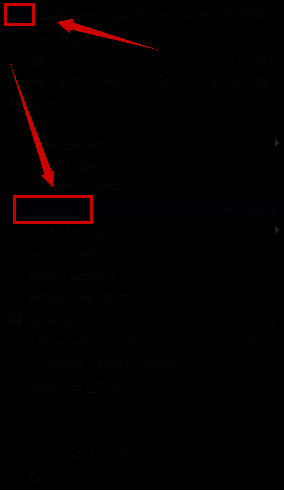 PyCharm设置窗口界面，左侧侧边栏显示project interprete选项高亮状态