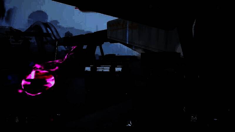 角色在动态天气中作战，雨雪交加增加视觉冲击力