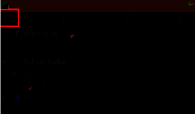 Settings选项在菜单中的具体位置示意图