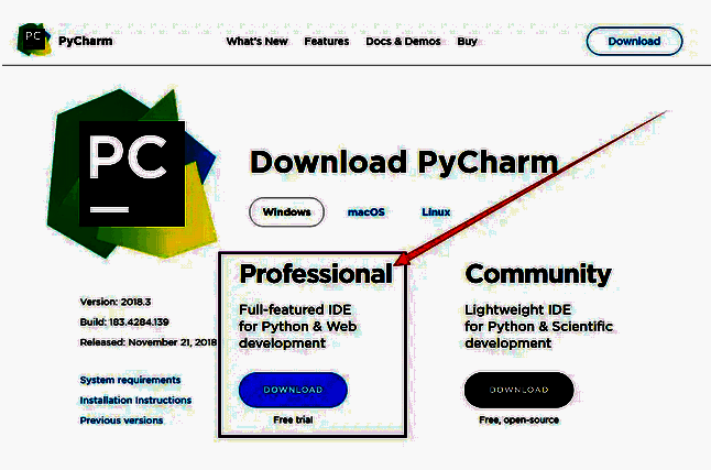 PyCharm安装向导初始界面，提示用户点击Next继续