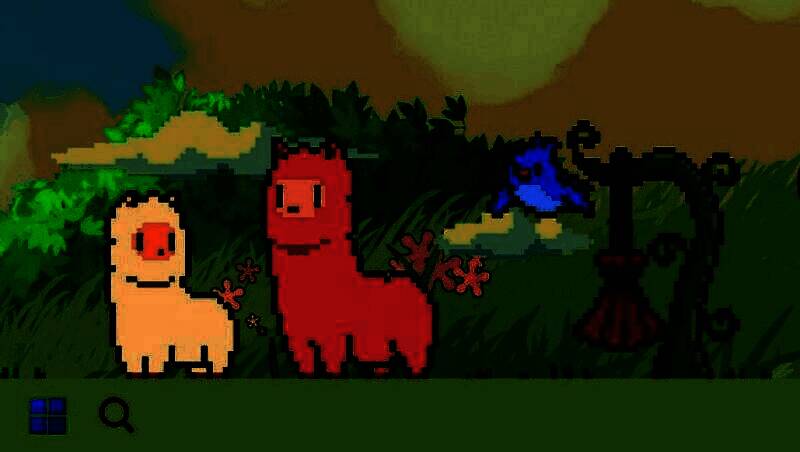 屏幕上排列着各种可爱的小动物，它们各自做着不同的动作