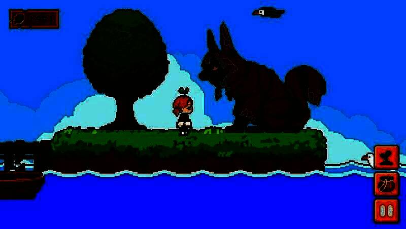 玩家在风景如画的群岛中垂钓，周围是盛开的花朵与栖息的动物