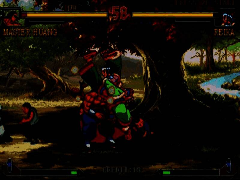 玩家操控角色进行连续技攻击，战斗节奏紧凑刺激