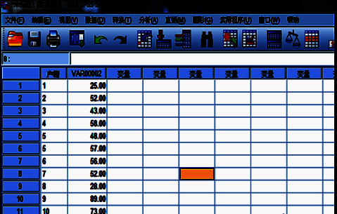 SPSS图形菜单展开，鼠标悬停在旧对话框选项上