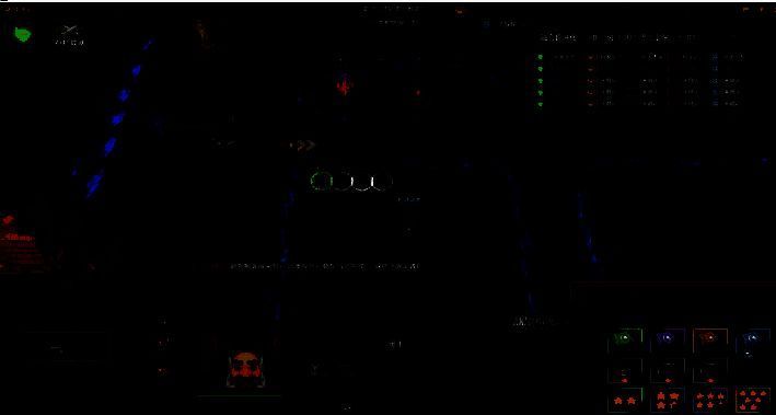 装备展示界面，多件经典魔兽装备排列整齐