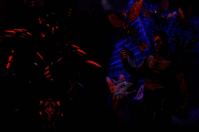 《方舟：失落之地》宣传图，展现阿拉特主星的荒凉地貌与神秘氛围