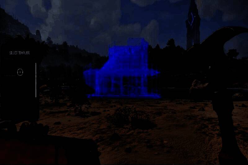 玩家操控角色在阿拉特主星探索废土环境，背景中可见元素恶魔的身影