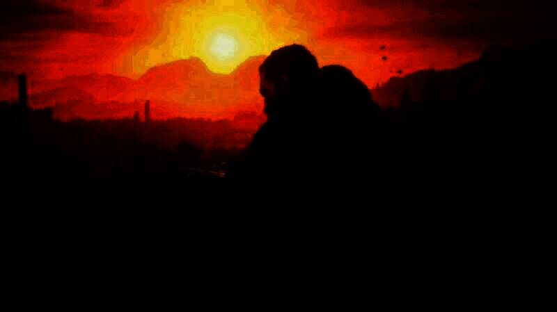 《消逝的光芒：野兽》主角凯尔·克兰进入野兽模式瞬间，身体泛红，周围敌人被震退