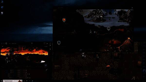 巴尔的遗产游戏画面展示侧边栏自动战斗与资源获取机制