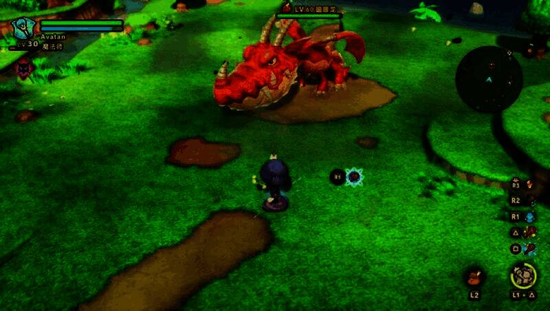 幻想生活ｉ游戏画面展示角色在广阔地图中探索与战斗的场景