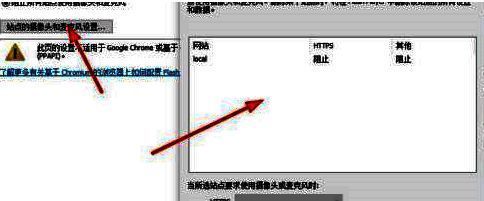 添加站点至信任列表操作界面