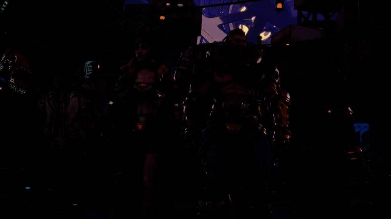 《无主之地4》Switch2版实机画面，角色持枪在废墟中战斗