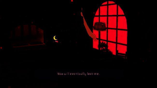 角色手持地狱猎枪，在双重世界中寻找线索