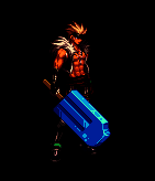 鬼剑士（男）与黑暗武士冰棒武器外观展示，寒气逼人