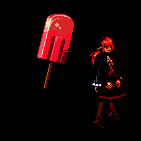 魔法师（女）与缔造者冰棒武器外观展示，梦幻配色如冰雪女王降临