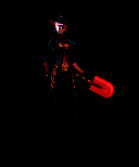 暗夜使者冰棒武器外观展示，低调中彰显神秘气质