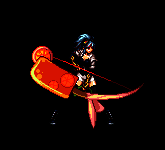 弓箭手冰棒武器外观展示，弓箭设计搭配冰晶特效，动态美感十足