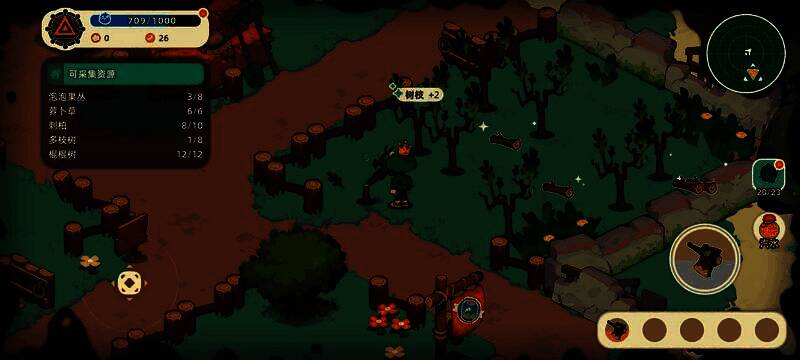 多枝树分布区域地图截图，标注清晰准确