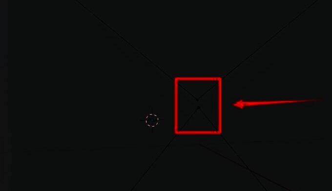 Blender编辑模式下两个重叠顶点被选中的状态截图